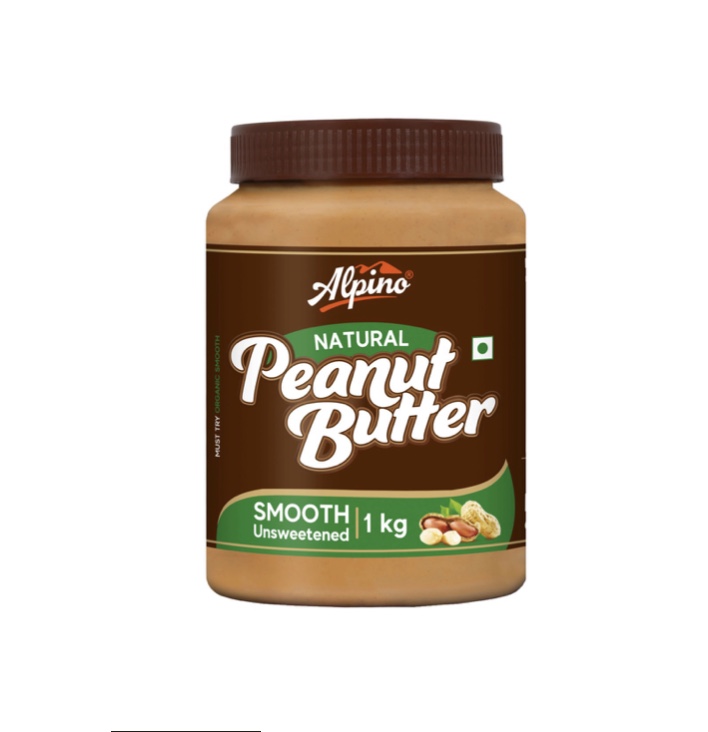 Alpino Natural Peanut Butter Smooth 1kg - PROTEIN DUKAN