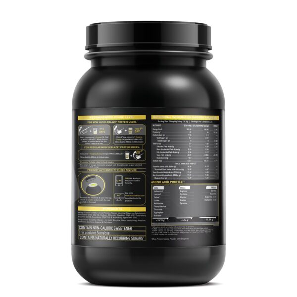 MuscleBlaze Whey Gold - 1 Kg (2.2 Lb), Rich Milk Chocolate - Image 2