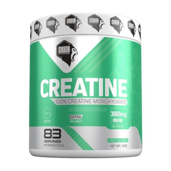 Gibbon Nutrition Creatine Powder - 250 gm (0.55 Lb), Unflavoured