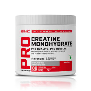 GNC Pro Performance Creatine Monohydrate - 250 gm (0.55 Lb), Unflavoured