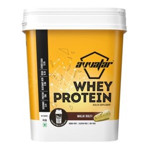 Avvatar Absolute 100% Whey Protein - 4 Kg (8.8 Lb), Malai Kulfi