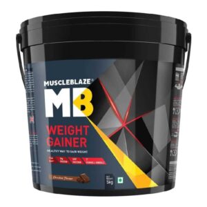MuscleBlaze Weight Gainer With Added Digezyme - 5 Kg (11 Lb), Chocolate