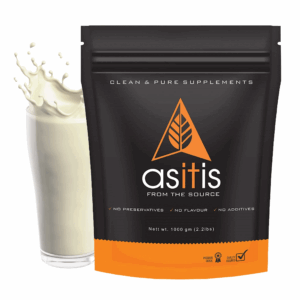 AS-IT-IS Nutrition Whey Protein Concentrate 80% – 1kg | 24g Protein | Raw & Unflavored